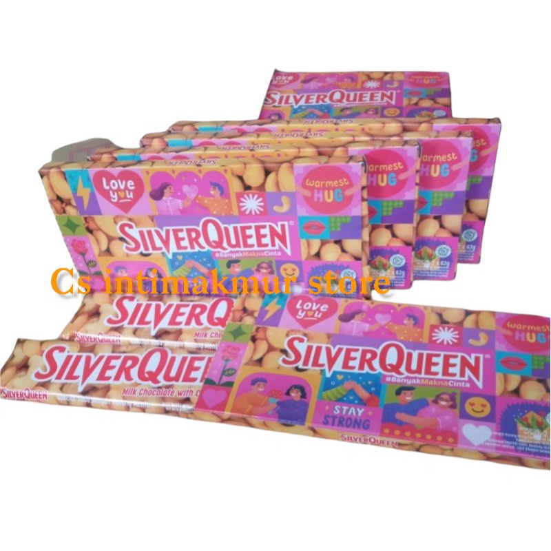 

Coklat Silverqueen Cashew 62 gr