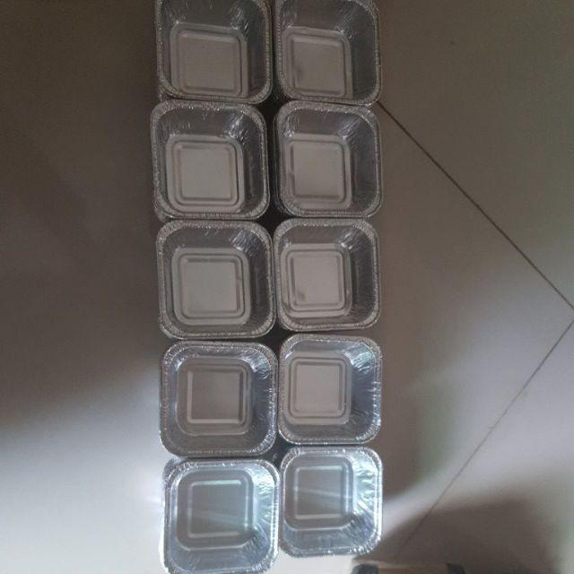 Kemasan Makanan Alumunium Foil Ox100 / B116/ P150 Tanpa Tutup @100pcs Aluminium Foil