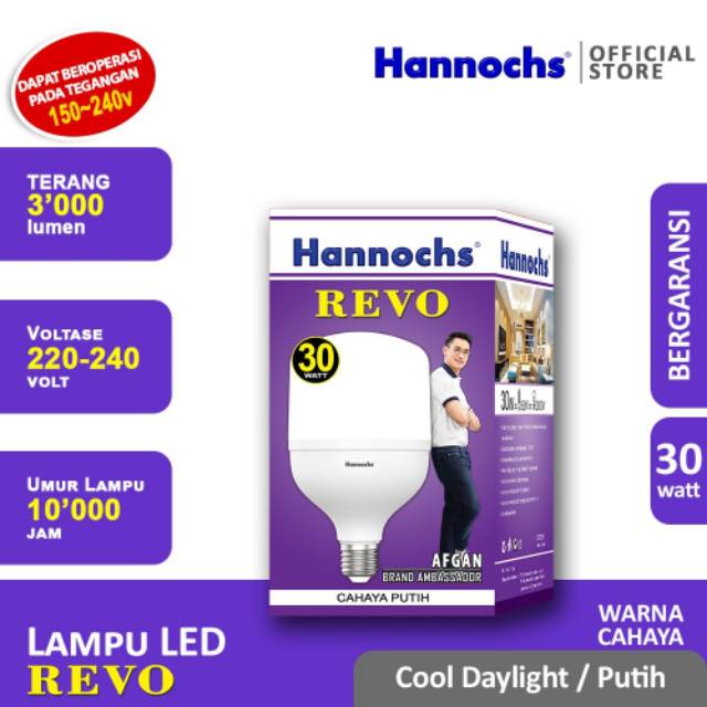 Lampu Led Hannochs Revo 30 watt / 30w