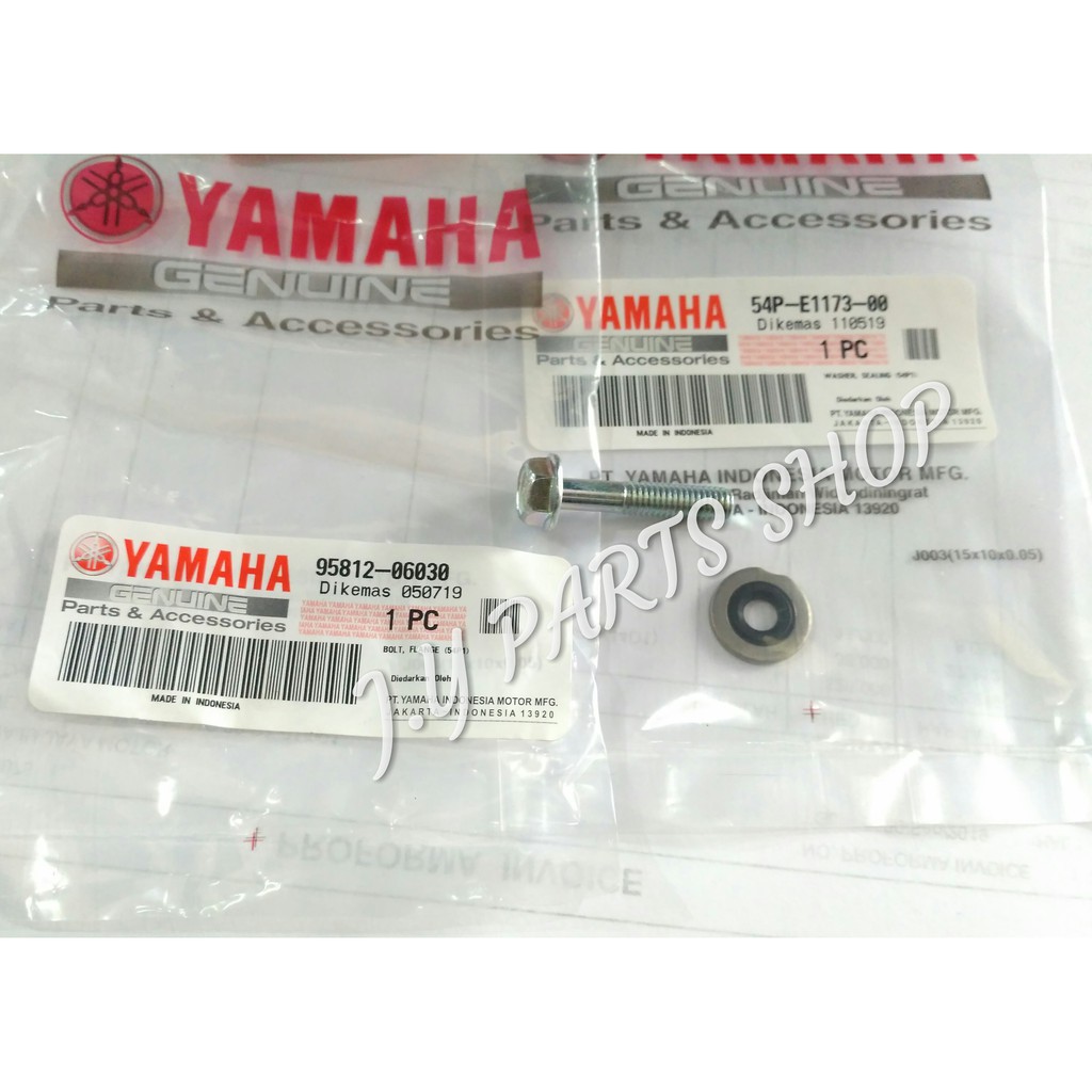 BAUT DAN KARET SIL SEAL BLOK HEAD TUTUP KLEP JUPITER Z1 VEGA FORCE FI ORI 1LB-E1173-00 95812-06030