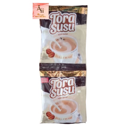 

ecer 1 sachet kopi Tora bika Tora susu netto 31gr full cream