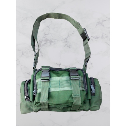 Tas Selempang Hijau Army Tactical TNI