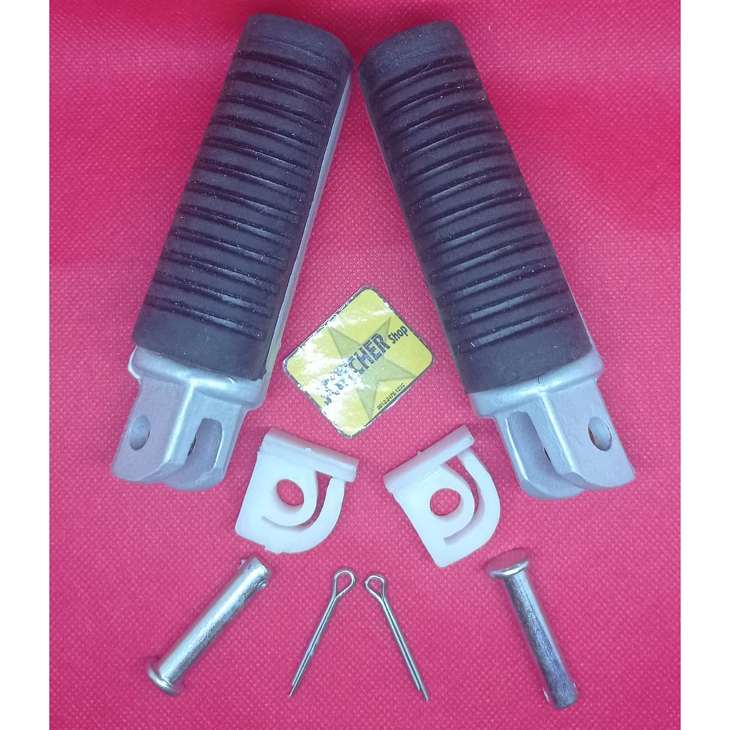 KARET STEP DEPAN BELAKANG SCORPIO VIXION BISON FULL SET