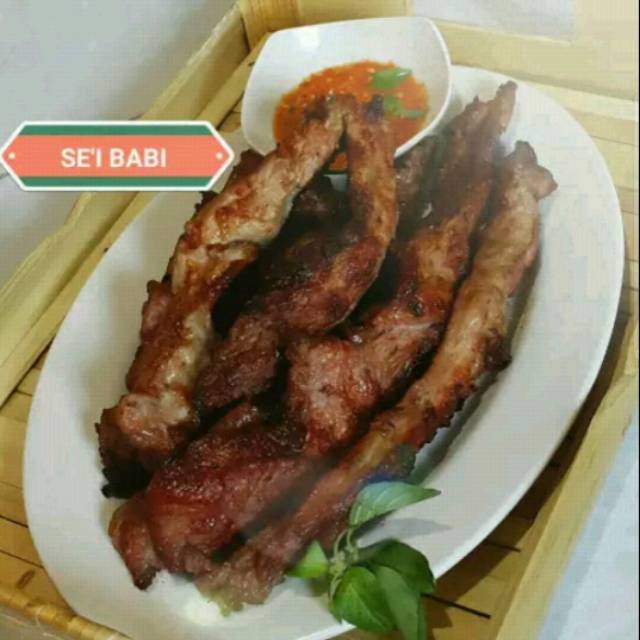 Sei babi / babi asap khas Kupang-NTT (1kg)