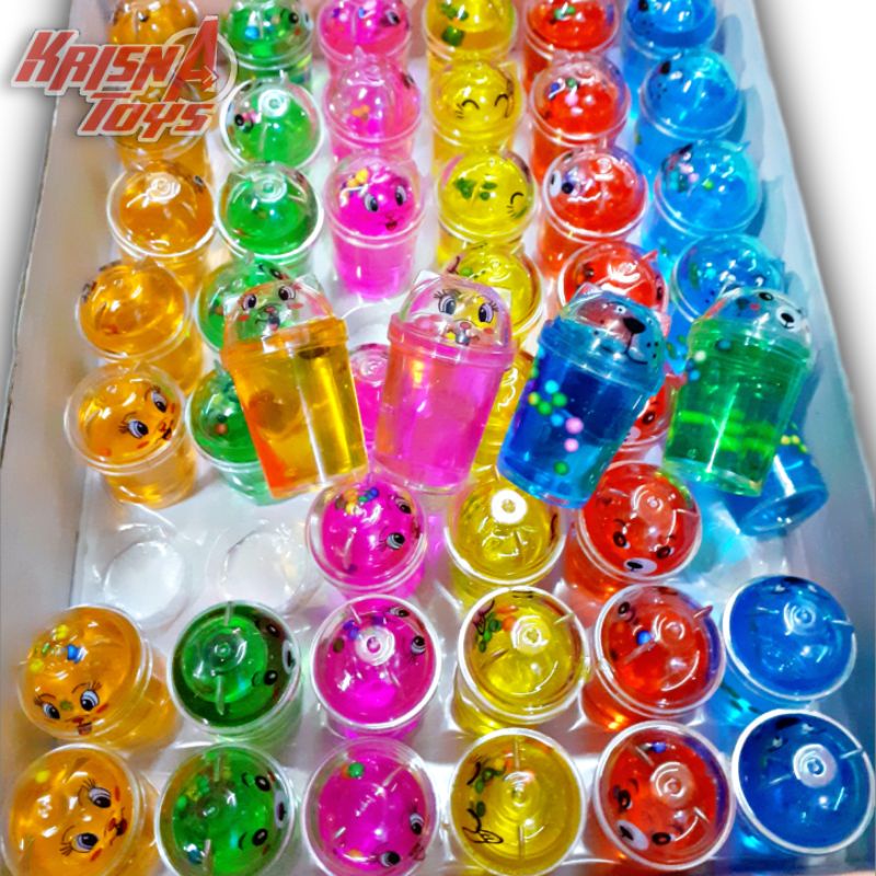 MAINAN ANAK SLIME JELLY KARAKTER ANIMAL/SLAIM JELLY LUCU isi 10pcs/pack