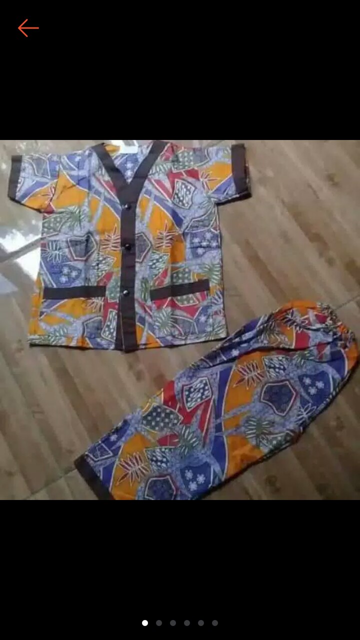 Piyama Batik Anak Cowok Cewek.1kg Muat 15pcs