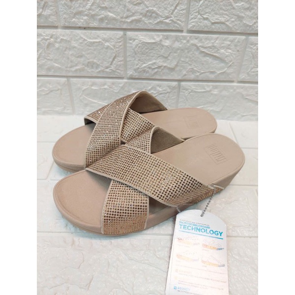 NEW FITFLOP CRYSTAL SLIDE WOMEN SANDALS