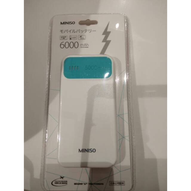 Powerbank Miniso 6000mAh