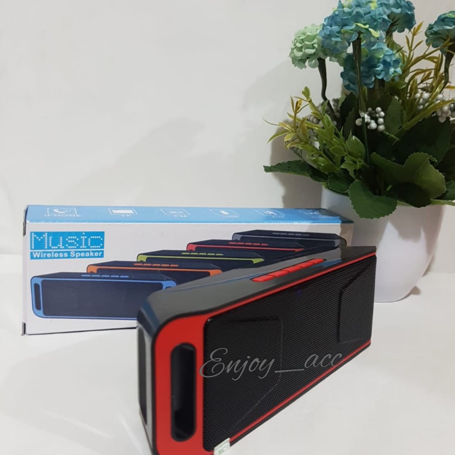 SPEAKER BLUETOOTH WIRELESS A2DP / SC208 DOUBLE SPEAKER STEREO MEGA BAS-2