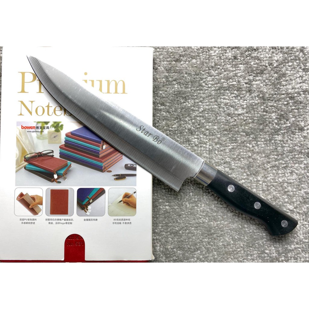 Pisau Dapur Koch Messer (stainless steel) hitam - yosinogawa