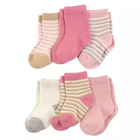 (24 Pasang) Kaos Kaki Bayi / Kaos Kaki Anak (Usia 1 - 2 T) Kualitas Import