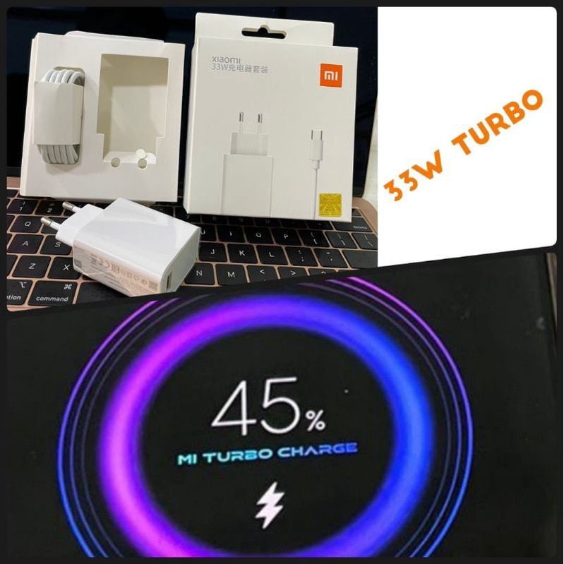 [SO] Tc Travel Charger Xiaomi 33W Type C Original Support Turbo Charger