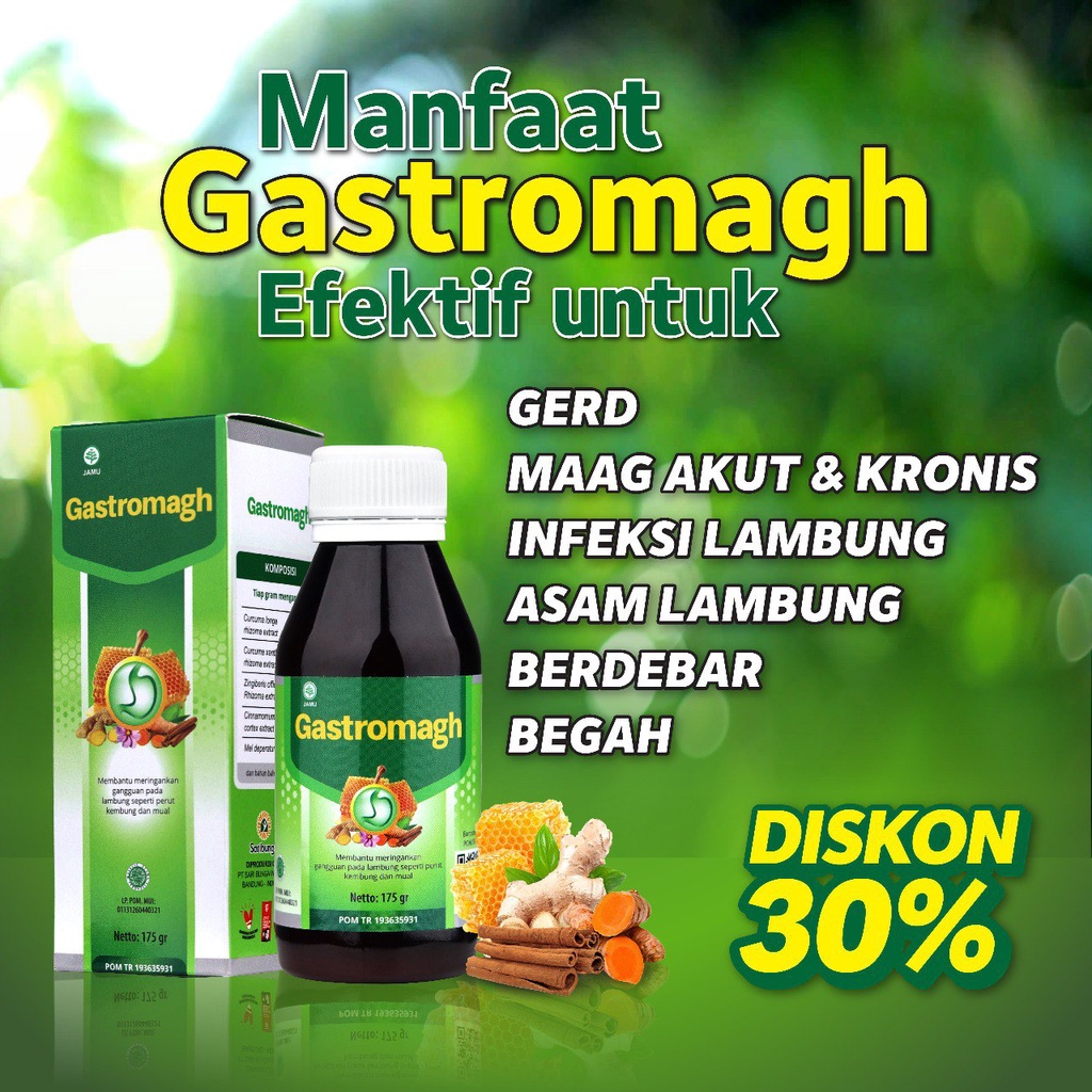 

Gastromagh - Madu Herbal 3x Lebih Efektif Atasi Masalah Asam Lambung / Maag / GERD / Magh Obat Lambung 100%
