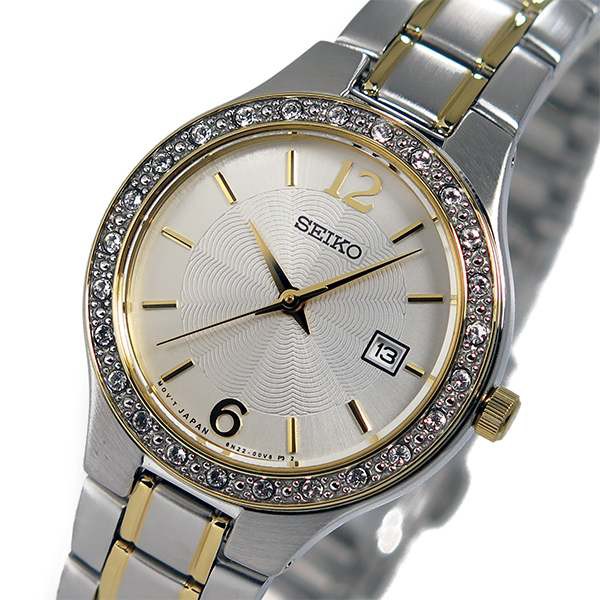 Seiko Ladies SUR783P1 Quartz Two Tone - Jam Tangan Wanita SUR783