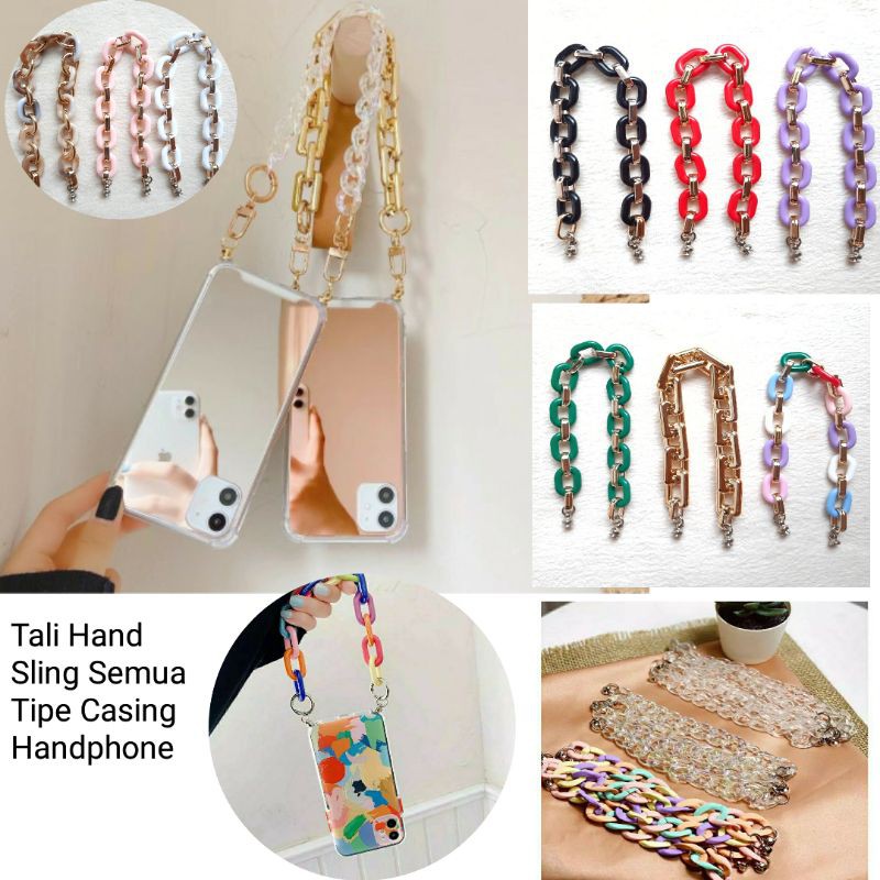 Tali Rante Casing Sling Handphone selempang artis nagita iphone Vivo samsung Necklace