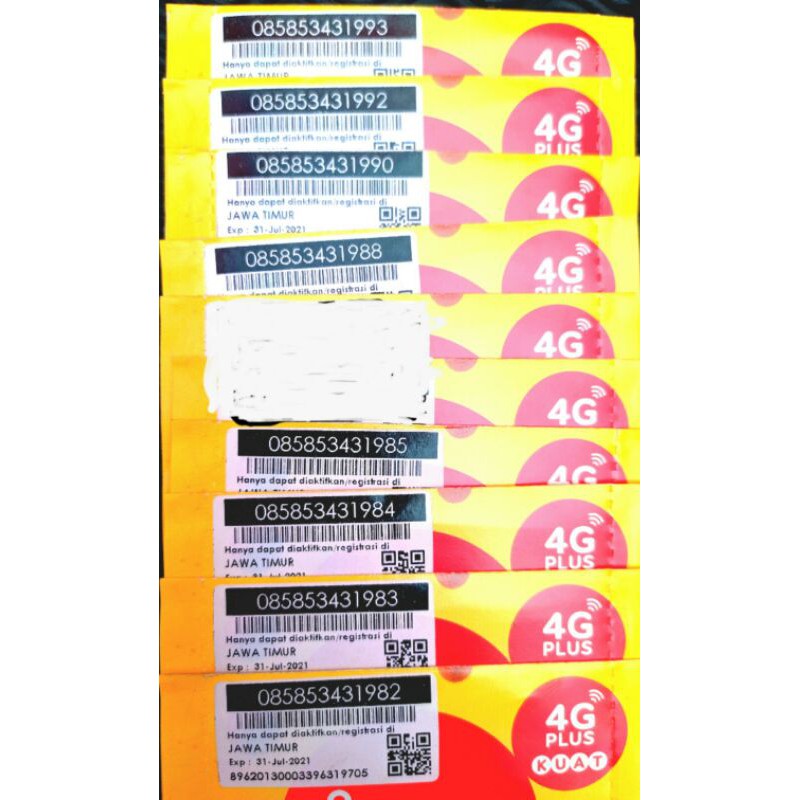 Nomor Cantik Indosat Seri Tahun