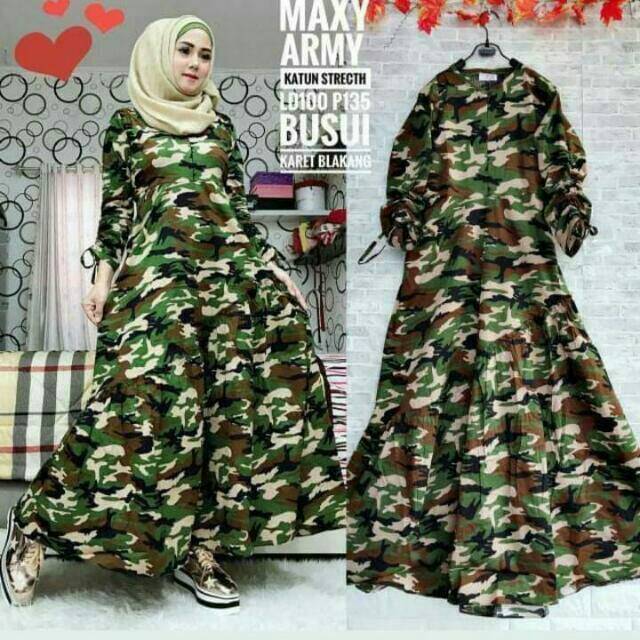 Dress army ori by frilla real pict