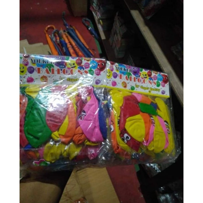 Balon Yoeker motif dan smile