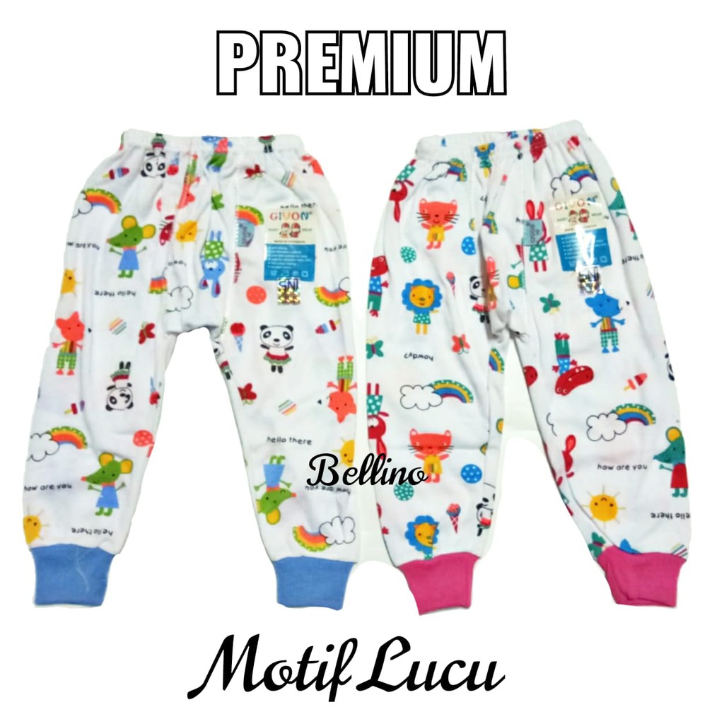 Celana Panjang Bayi Motif Lucu New Born 0-12bulan SNI Premium Celana Bayi Baru Lahir Baby Gift Kado