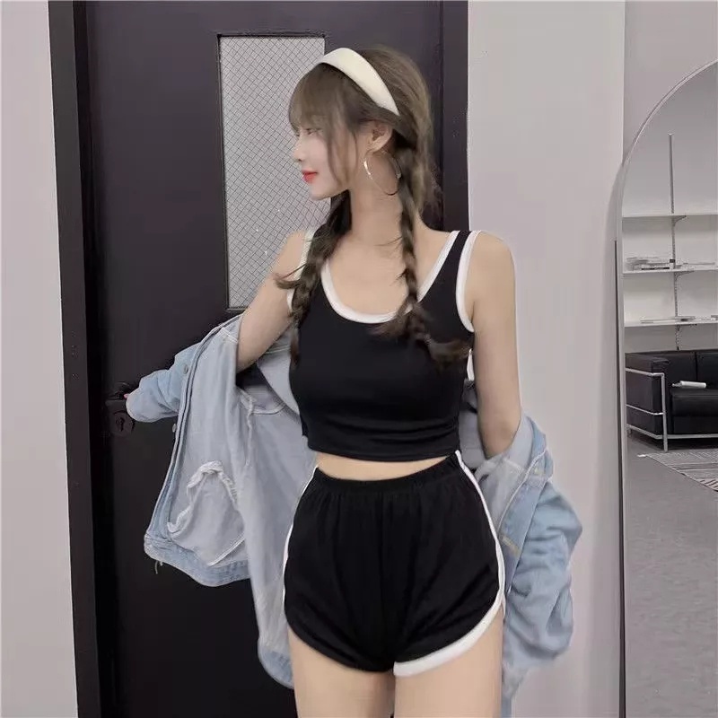 Pakaian Olahraga Sport Stelan Crop Top Atasan Zumba Gym Yoga Tmall88