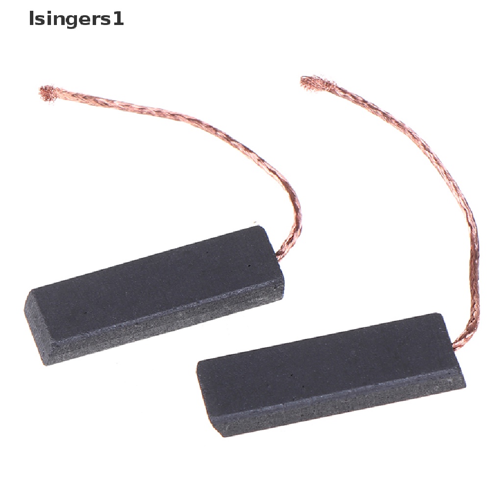 (lsingers1) 2pcs Sikat Karbon Warna Hitam Ukuran 5x13.5x40mm Untuk Mesin Cuci