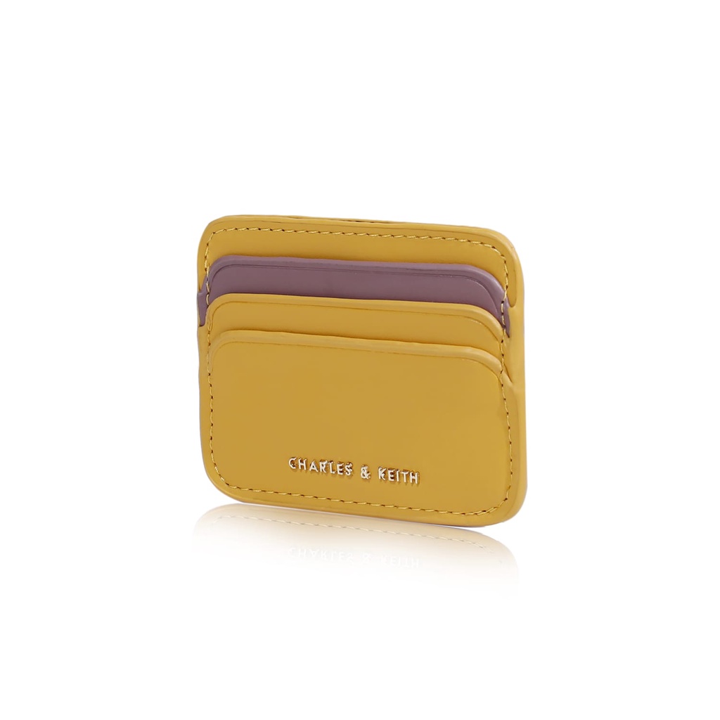 CKBAGS - DOMPET KARTU WANITA CH4RLES&amp;K3ITH CK TWO TONE MULTI SLOT CARDHOLDER IMPORT PREMIUM #3225