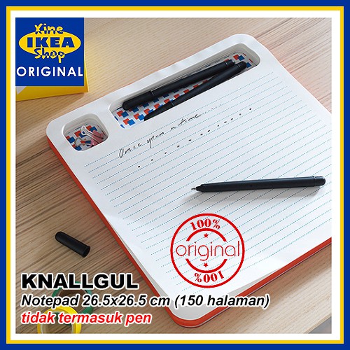 

KNALLGUL Alas Meja Kertas Notepad Memo Notebook Buku Catatan