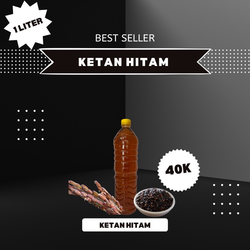

( BISA COD ) HERBAL KETAN HITAM ASLI BEK0NANG 1Liter