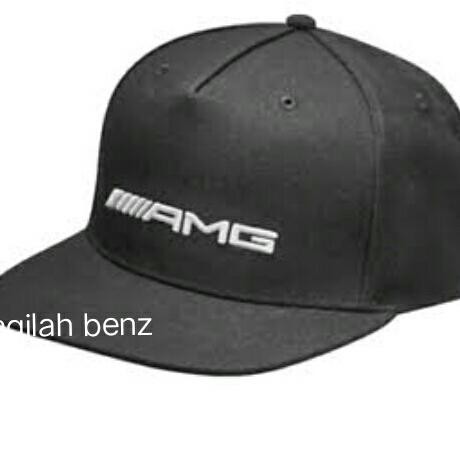 Terbaru Topi Mercedes Benz Amg Flat Brim Hitam
