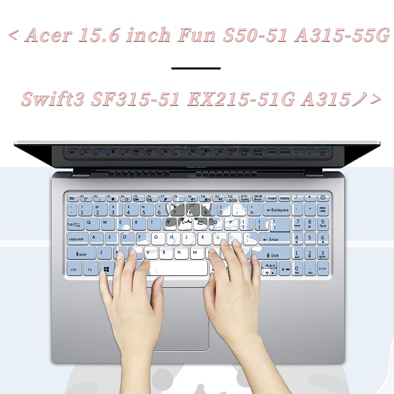 Film Pelindung Debu Keyboard Laptop Motif Kartun Bunga Untuk ACER 15.6 inch ACER ASPIRE 3 SLIM A315-35-C7SL Fun S50-51 A315-55G S315- 5f- 151ft