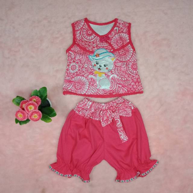 Ss#053 Pakaian Anak Perempuan Size 3-18bulan / Setelan Anak Cewek Lucu