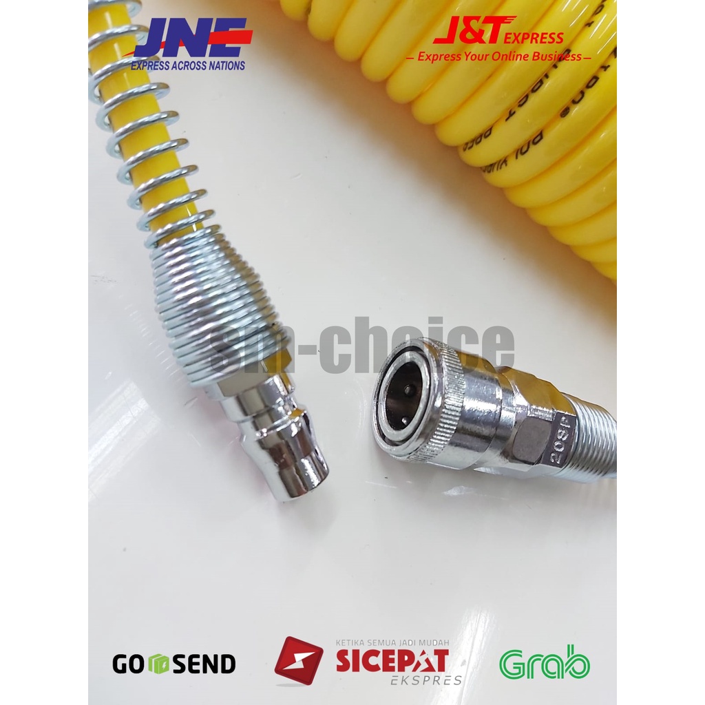 SELANG ANGIN TEKIRO 12M -  SELANG KOMPRESOR TEKIRO SPIRAL 12M #296