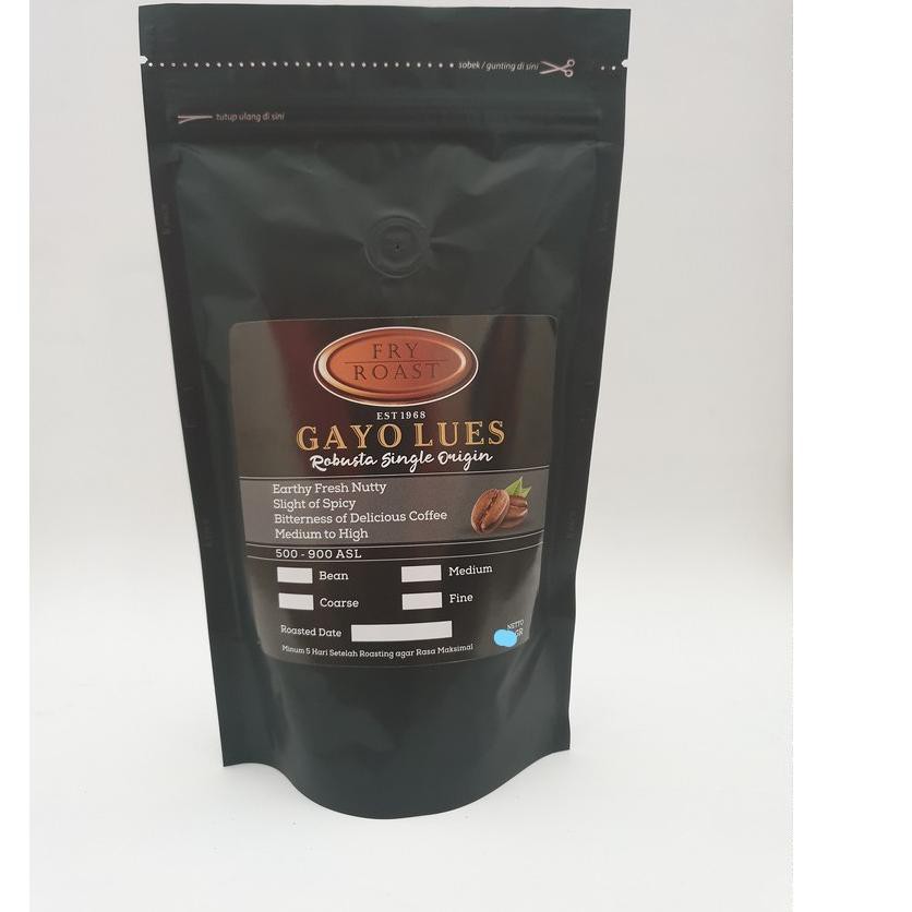 

IRM KOPI ROBUSTA ACEH GAYO LUES 500 GRAM (BIJI/BUBUK) ✭ cr (Bayar Di Tempat)