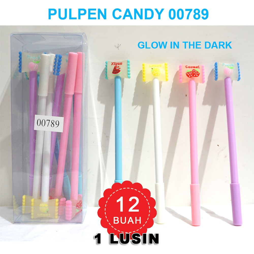 

Pulpen fancy CANDY 00789 - 1 LUSIN pen CANDY 00789