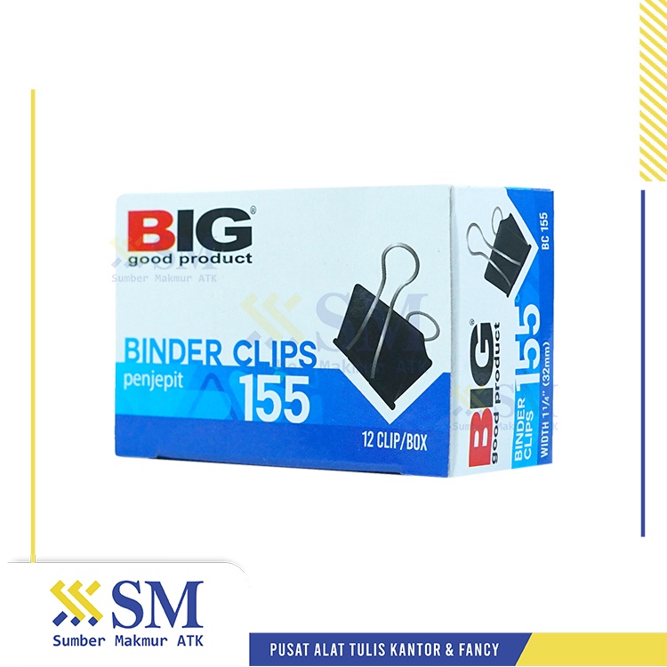 

(1 LSN) BINDER CLIP / KLIP KERTAS BIG 155