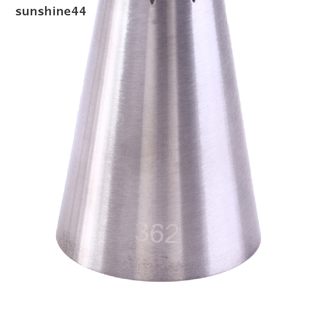 Sunshine Lampu Sorot Led Tenaga Surya #362 Ujung Mulut Pipa Icing Bahan Stainless Steel Untuk Cupcake