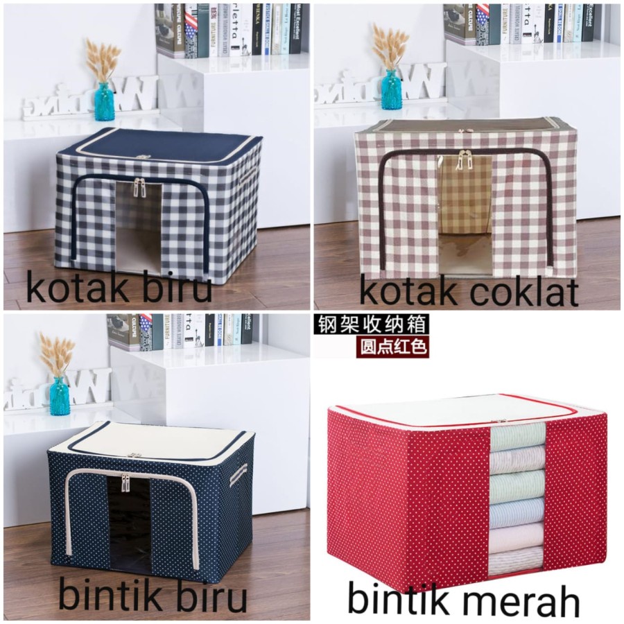 Tempat Penyimpanan Mainan Cloth Bag Storage Bag 66L Tempat Bedcover Storage Box