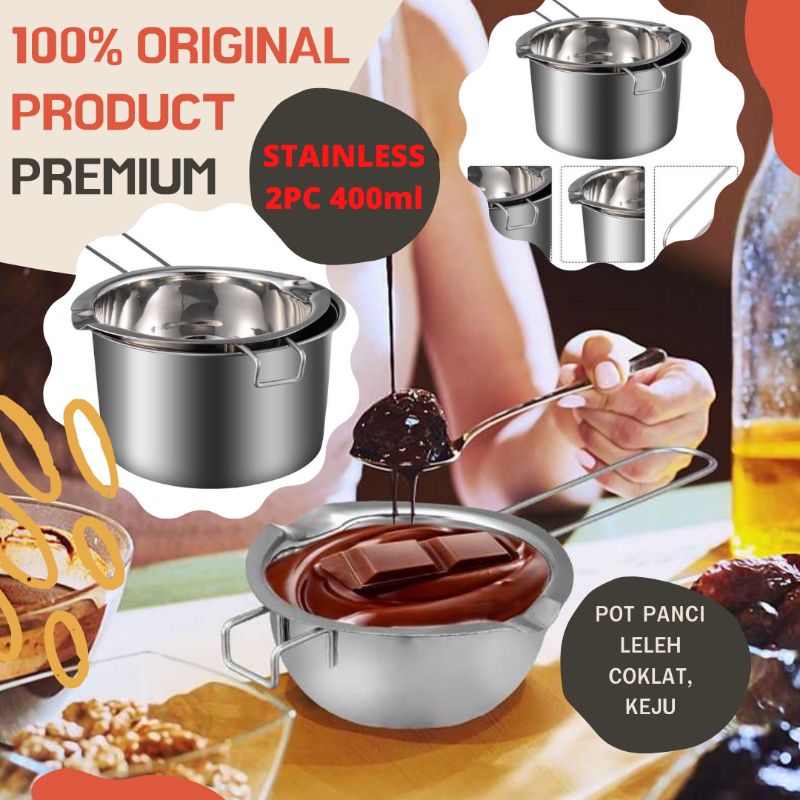 Murah panci leleh panci leleh coklat panci leleh keju panci leleh stainless panci masak panci mini