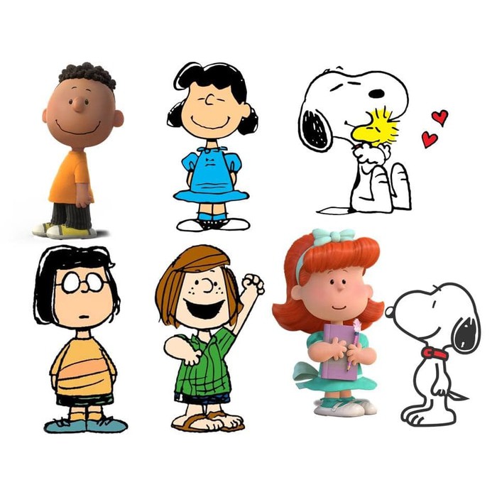 Kertas Cliparts - Snoopy &amp; Charlie Brown Design (25pcs)
