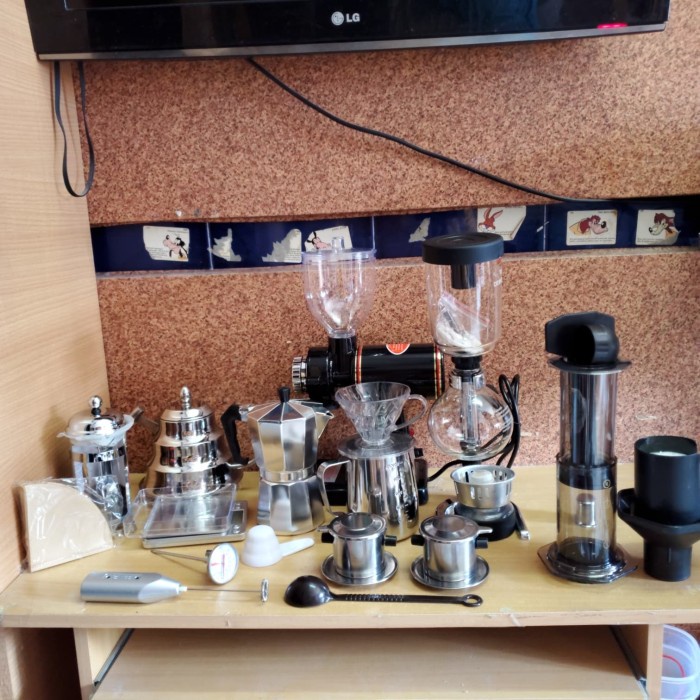 Paket Kedai Kopi Lengkap. Coffee Maker Set Cafe. Paket Alat Cafe - Mesin / Alat Dapur Khusus