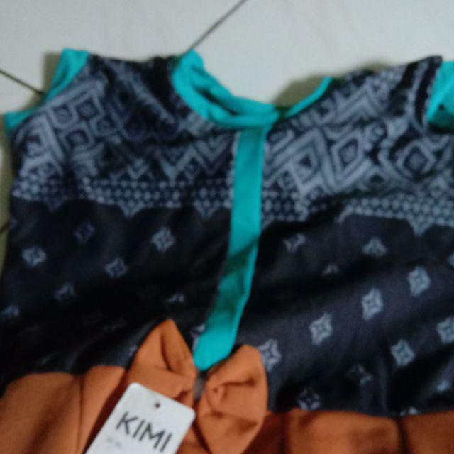 Dress Lala Uk 5-6 Tahun / Dress Anak Perempuan Cewek Baju Dres Batik Murah Yukensi Casual Pesta Adem
