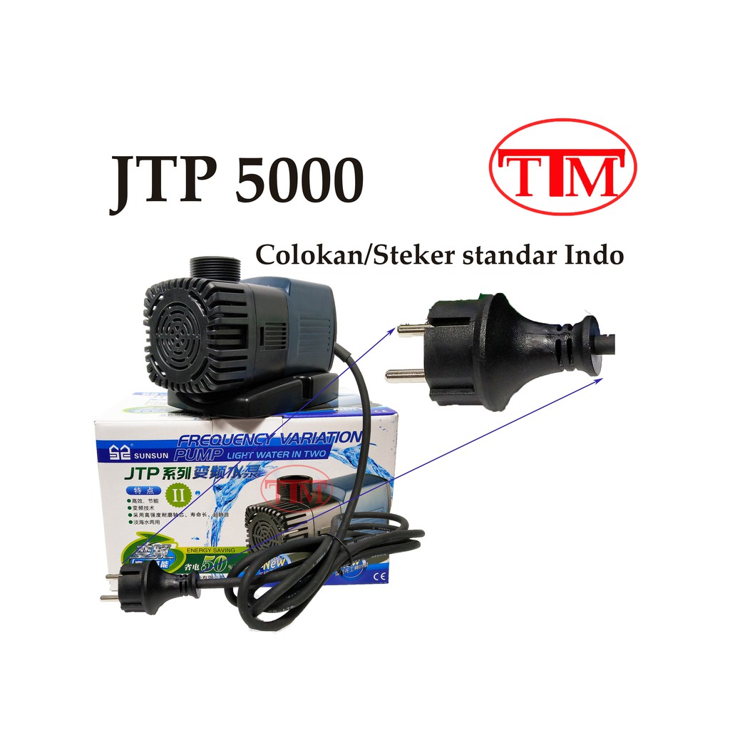 SUNSUN JTP 5000 POMPA CELUP DAN SIRKULASI HEMAT LISTRIK 24 JAM NONSTOP