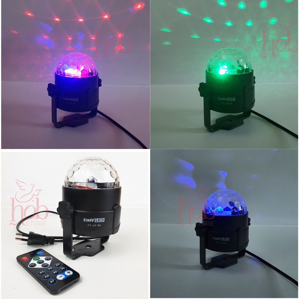 TaffLED Lampu Disko Pesta Panggung DJ Rotating Lamp LED Disco Light