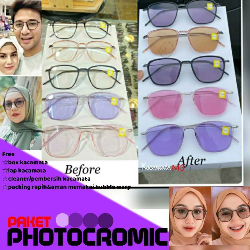 kacamata photocromic termurah kode 2189,hanya untuk lensa normal/plano tidak melayani minus,plus,