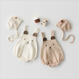 Jumpsuit Katun Bayi Laki laki perempuan Tanpa Lengan Jumpsuit Katun Bayi Laki laki perempuan Tanpa Lengan