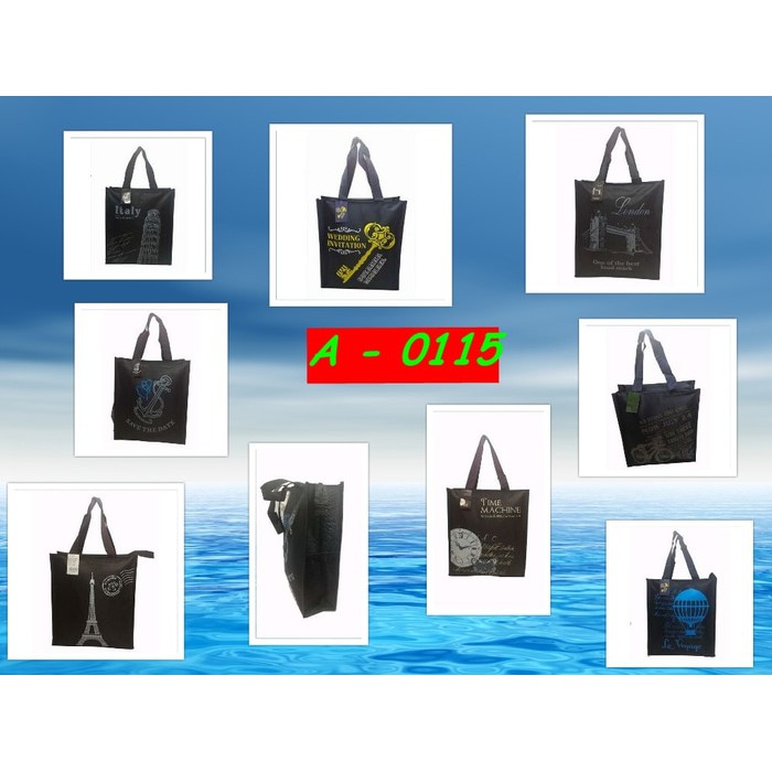 

Tas tenteng / tote bag / goodie bag / harves tebal european city A-0115