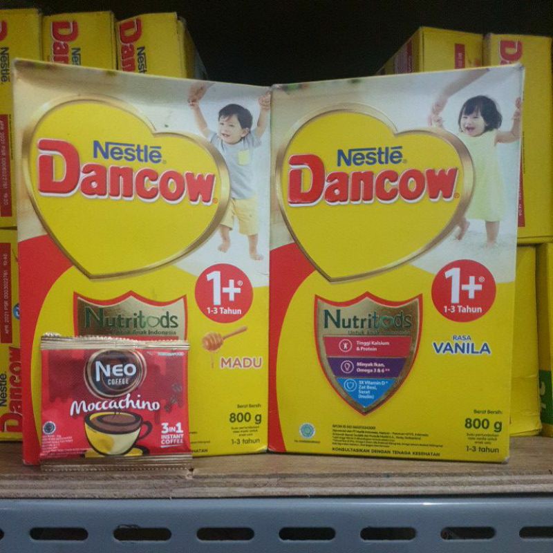 Dancow 1+ madu &amp; vanila coklat 800gr