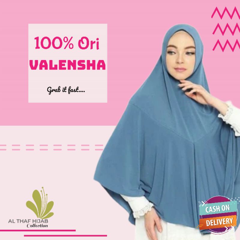 KHIMAR JERSEY JUMBO PREMIUM VALENSHA QUEEN VALENSHAQUEEN GROSIR JILBAB