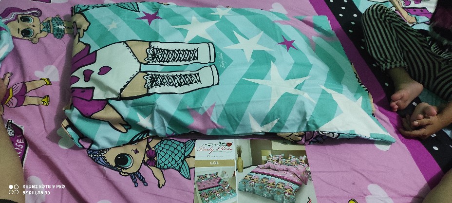 Sprei Lady Rose Size King 180 X 200 Motif Lol