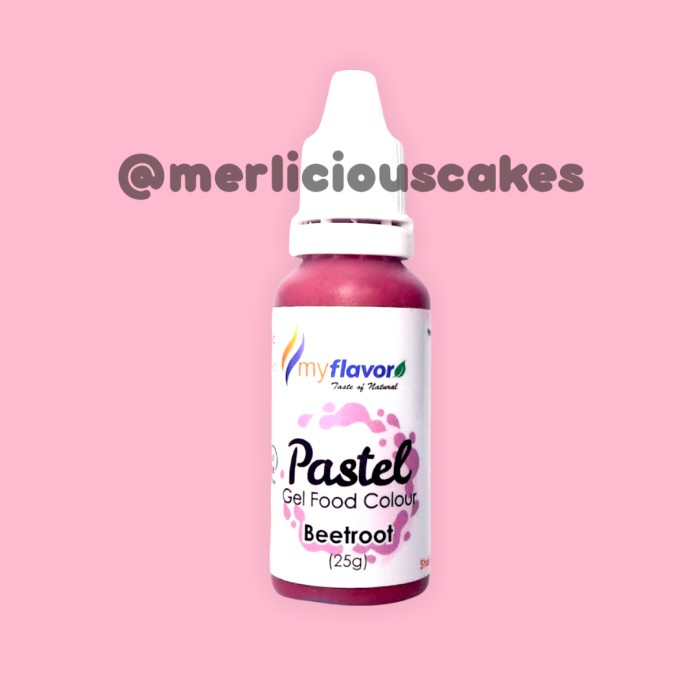 

Beetroot Pastel Gel My Flavor Food Color Food Colour Pewarna Makanan